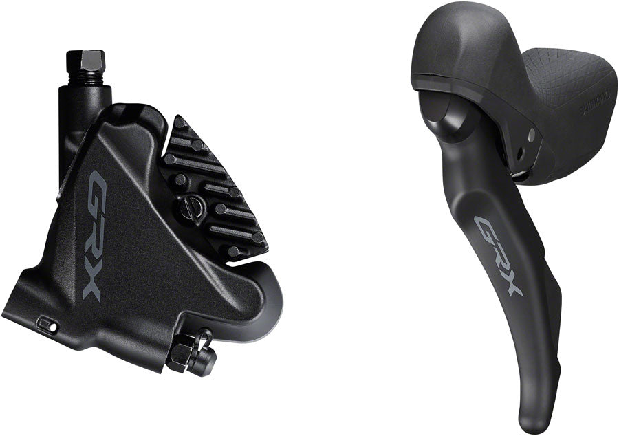 Shimano GRX ST-RX600 2x11-Speed Left Drop-Bar Shifter/Hydraulic Brake Lever with BR-RX400 Flat Mount Caliper