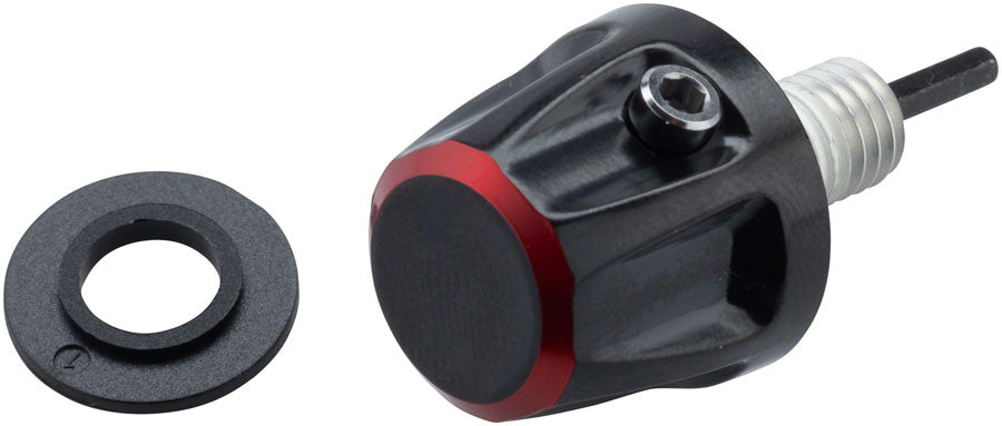 RockShox Rebound Knob Kit - Charger2/2.1, includes bolt, Lyrik/Pike (B1), BoXXer WC (C1+), BoXXer Ultimate (C2+)